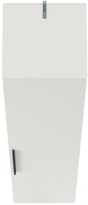 Эйр Гостиная 16.324.01 Шкаф-пенал, белый шагрень