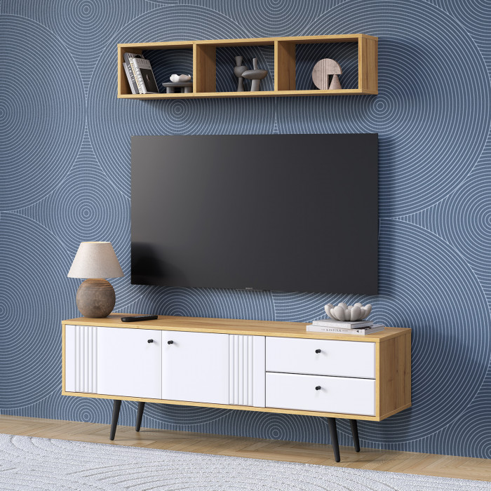 Полка 1200 с перегородками Вега Саксония