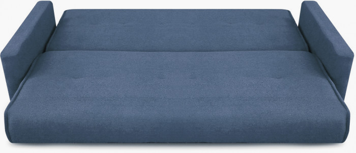 Раскладной диван-кровать, прямой, книжка, цвет серый, Милан 120