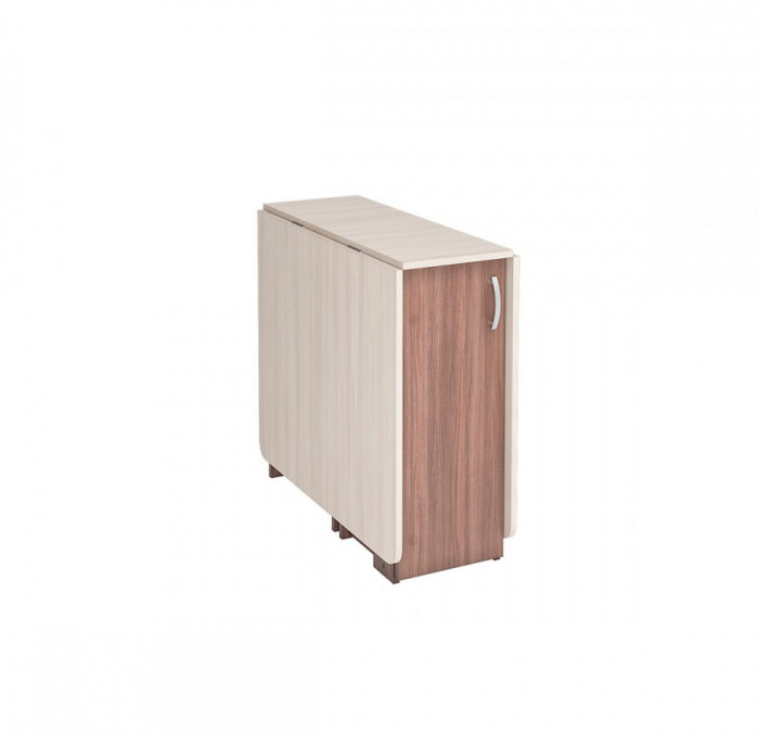 стол-книжка с баром СТК-002 ясень шимо темный/ясень шимо светлый