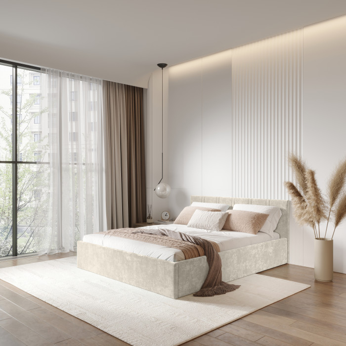 Кровать с подъемным механизмом Ника КР-13 140х200, Миндаль