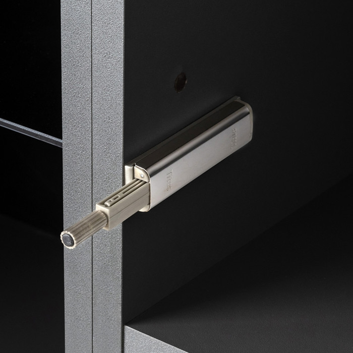 Сидней 13.200 Шкаф 2 штуки + Шкаф с ящиком 13.202, корпус: антрацит/фасады: МДФ веллюто капучино