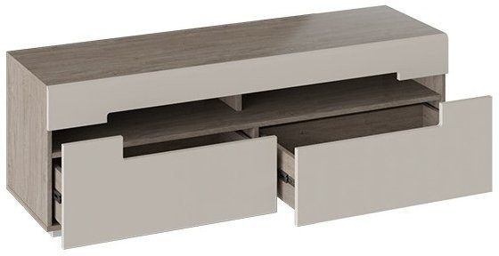 Фьюжн ТД-260.03.12 Тумба ТВ (Бежевый, Дуб Сонома трюфель)