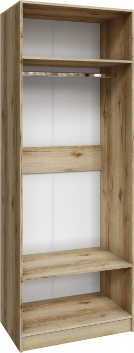 Шкаф Мадрид (0,85) с зеркалом, Дуб делано
