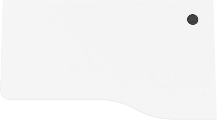 Стол письменный С-МД-1-04, цвет венге/белый шагрень, ШхГхВ 130х75х74 см., универсальная сборка