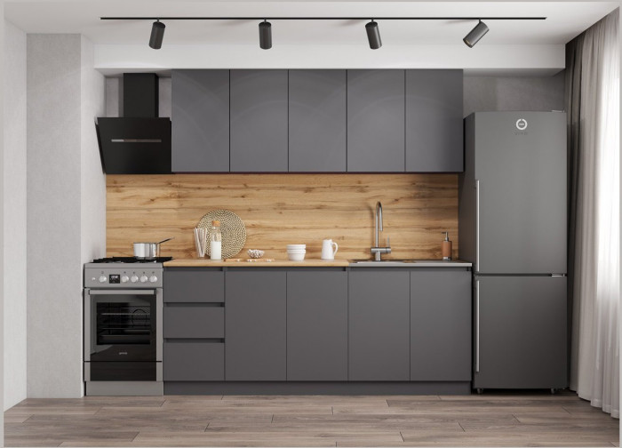 Кухонный гарнитур ЛДСП Мори 2000, Белый