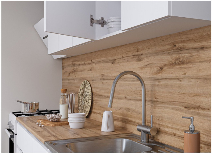 Кухонный гарнитур ЛДСП Мори 2000, Белый