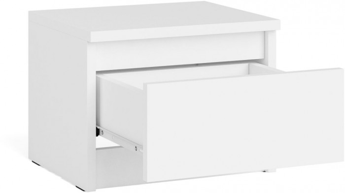Мори Тумба прикроватная ТПМ400.1, цвет белый, ШхГхВ 40,4х34,6х30 см.