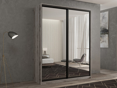 Шкаф-купе Кааппи 1 Эвок Окаменелый 140х45х230 см