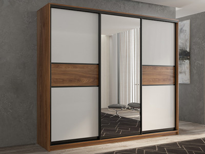 Шкаф-купе Кааппи 10 Кастелло Бренди 240х45х230 см