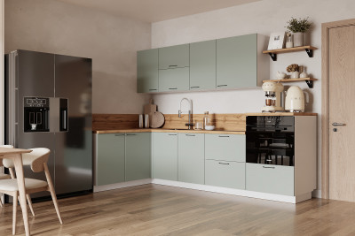 КГ Угловой 1500х2700 (с пм) Эмаль, Олива  Арника РМ