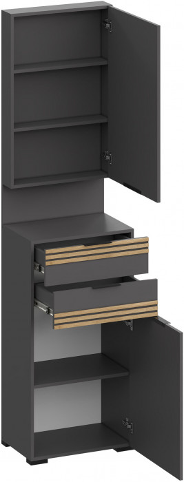 Прихожая Нао, набор №11, Дуб вотан/Белый, Вотан, Simple 27