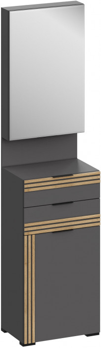 Прихожая Нао, набор №11, Дуб вотан/Белый, Вотан, Simple 27