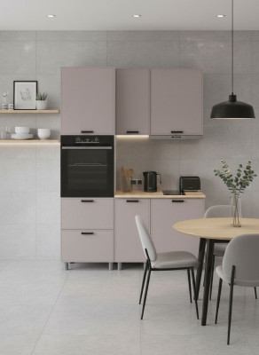 МК Аленушка 1,6м ПД Магнолия Кашемир,скоба черный,сонома