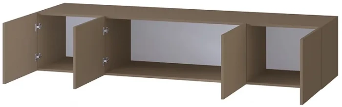 Шкаф Бастион 2000 с антресолью, Молочный шоколад