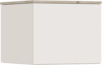 Норд Антресоль к пеналу угловому, Крафт серый/Кашемир