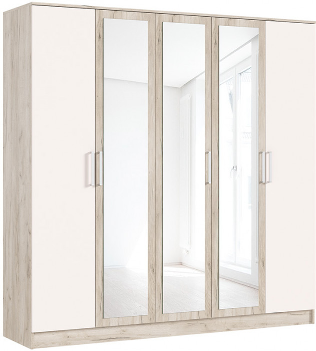 Модульная спальня Мартина, набор 3, Крафт серый/Кашемир