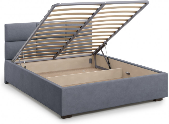 Кровать Bolsena 160 с подъемным механизмом, Velutto 32