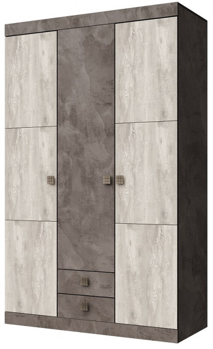 Набор мебели для спальни "Лондон" - Оникс/Бетон пайн светлый