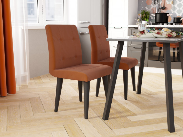 Стул Лилу медный