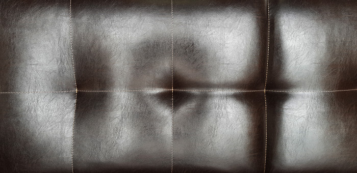 Диван Оксфорд кожаный, темно-коричневый