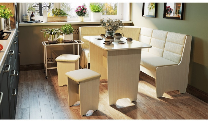 Техас Кухонный уголок Исп.2 (Венге/Кашемир Крем)