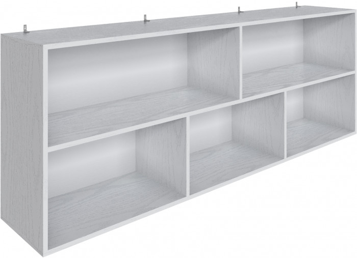 Полка навесная (открытая) Мадрид ПНО-2 (1,8) белый