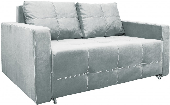 Диван аккордеон Марс велюр серый 160