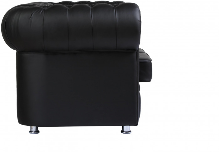 Диван Честер 2- х местный, черный