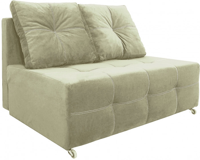 Диван аккордеон Марс Мини велюр бежевый 140