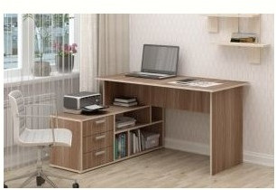 Стол компьютерный СК-11, ЛДСП (Ясень шимо темный)