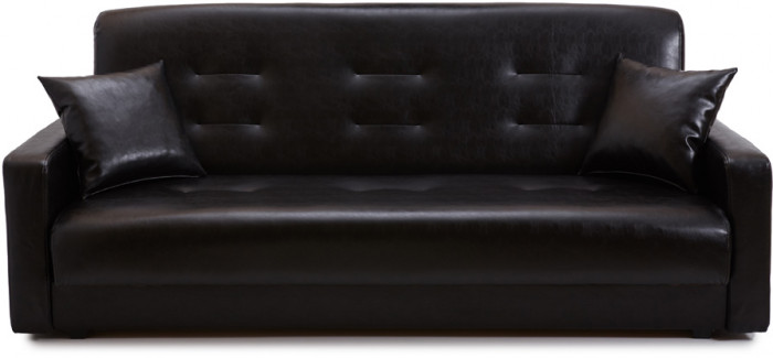 Диван Аккорд 120 черный ППУ