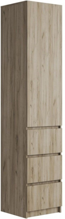 БОХО Шкаф ШК-003 однодверный с 3 ящиками