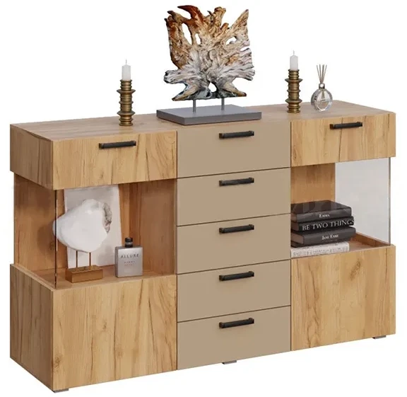 Алтея Комод, Дуб крафт/Бежевый