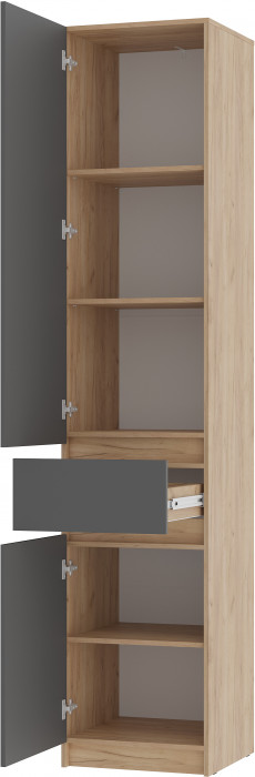 Пенал "Багира" ПН-01 Крафт/Графит