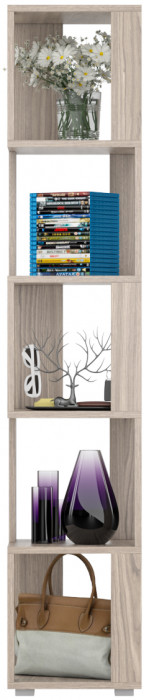 Стеллаж СВК, цвет ясень шимо светлый, ШхГхВ 35х35х179 см.