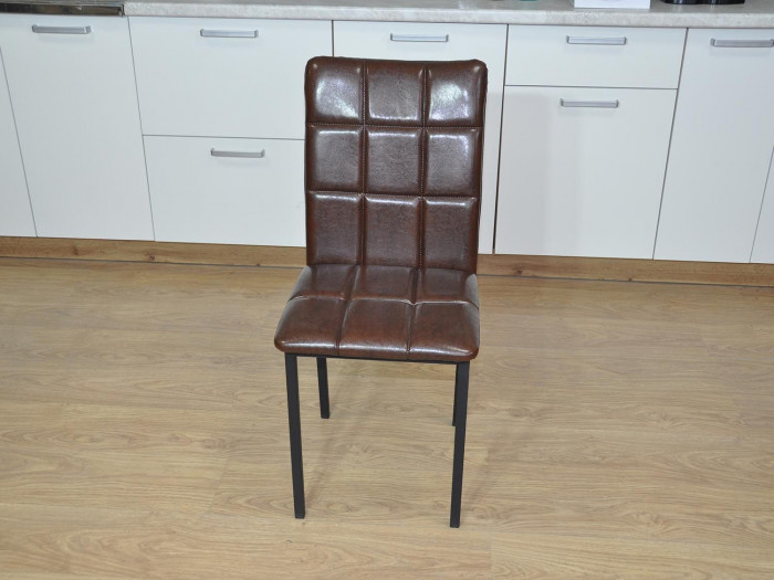 Стул ТЕКС-2 / черный/коричневый