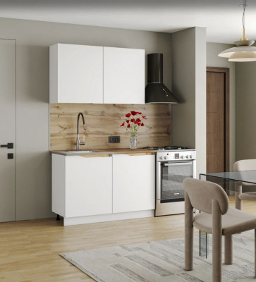 кухня Мирра 1,2 NEW белый/белый
