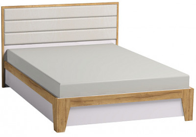 Кровать с ортопедическим основанием (дерево) Айрис 308 Люкс 140х200, дуб