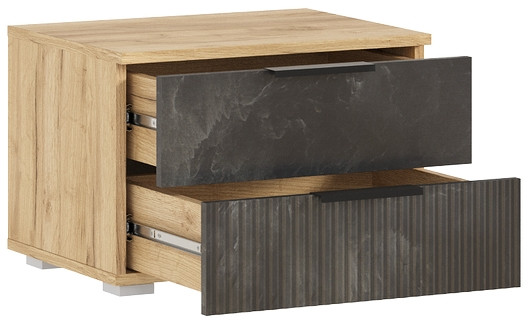 Модульная спальня Марвэл, Дуб крафт/Мальта грей