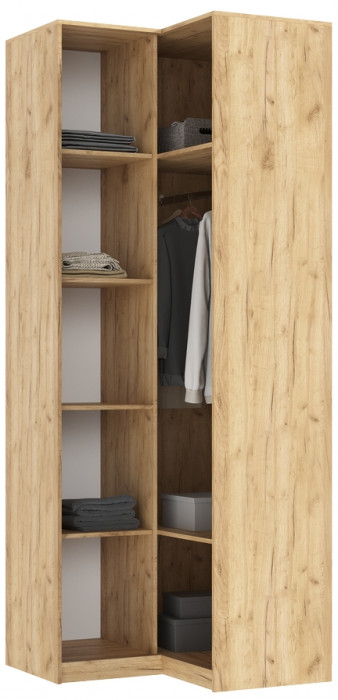 Модульная спальня Марвэл, Дуб крафт/Мальта грей