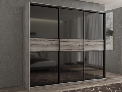 Шкаф-купе Кааппи 12 Эвок Окаменелый 210х60х230 см