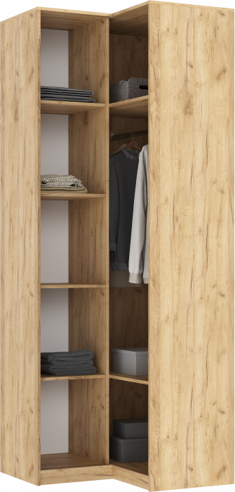 Модульная спальня Марвэл, Дуб крафт/Браш вайт