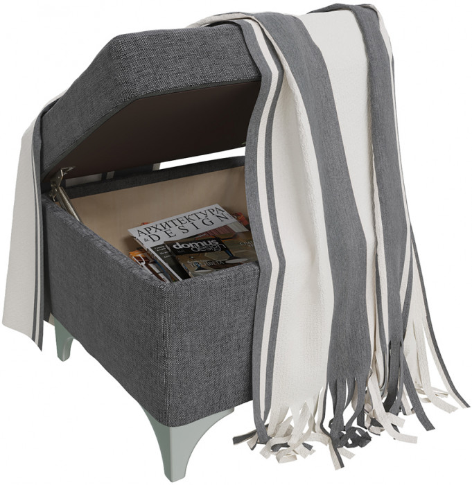 Банкетка 6-5113ТКсерая Жозефина-2