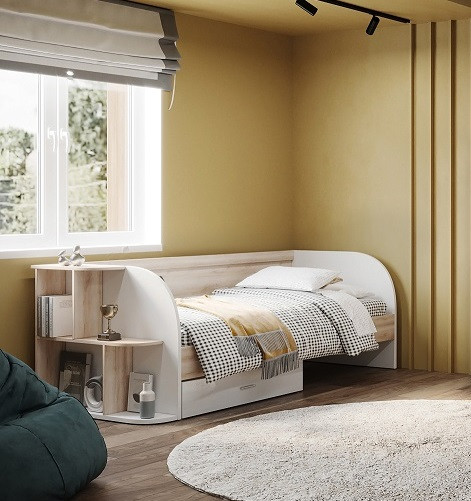 Кровать 90х200 Люмен 25