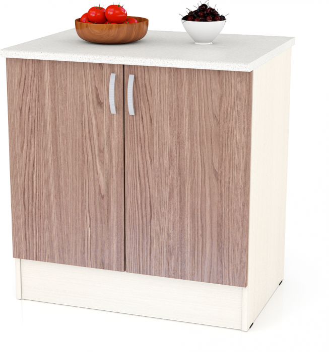 Кухня Мери ШН800 Стол 80 см., дуб/ясень шимо тёмный