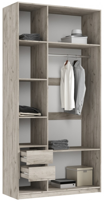 Модульная спальня Марвэл, Крафт серый/Кашемир