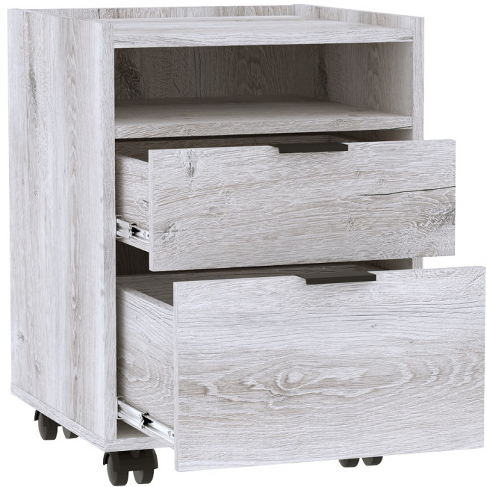 Тумба офисная Флекс 28 Дуб Шавиниган