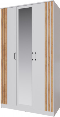 Кано Шкаф 1,2 КПШ-2 белый/дуб крафт золотой