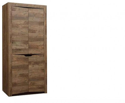 33.03 Лючия 2-х дв. шкаф для одежды кейптаун/венге